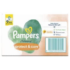 Pampers Harmónia Protect & Care čistiace obrúsky 9 x 44 ks