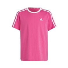 Adidas Tričko ružová XS Essentials 3-stripes