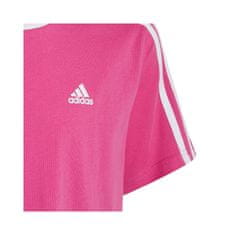 Adidas Tričko ružová XS Essentials 3-stripes