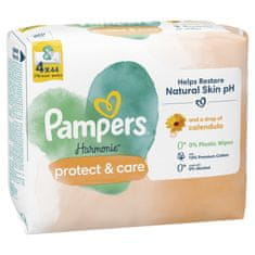 Pampers Harmónia Protect & Care čistiace obrúsky 4 x 44 ks