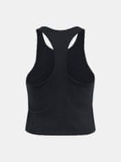 Under Armour Tielko Motion Branded Crop Tank-BLK M