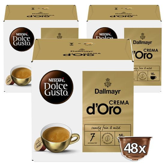 Dallmayr CREMA d‘Oro by NESCAFÉ Dolce Gusto - 3× 16 kapsúl