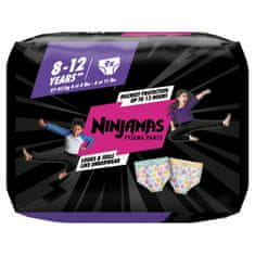 Pampers Ninjamas Pyjama Pants Srdiečka, 9 ks, 8 let, 27kg-43kg