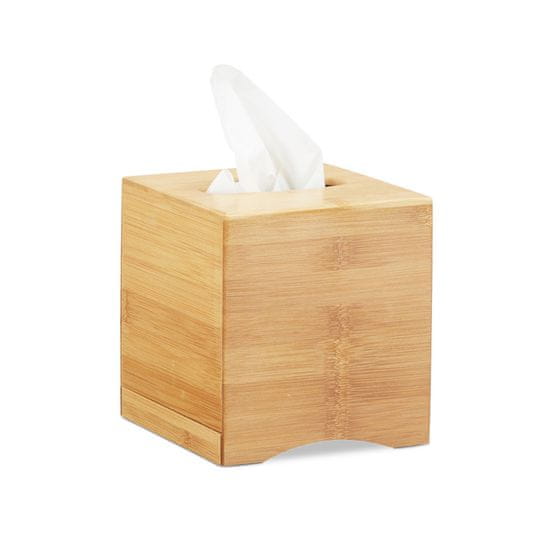 Relax Box na papierové utierky bambusový Quadro, Tissue Box Bambus, RD2177