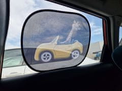 Aga Statická slnečná clona na okno auta Žirafa