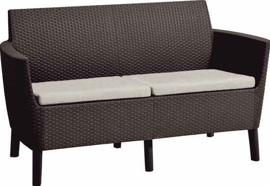 MôjNábytok Pohovka SALOMON 2 seater sofa | hnedá