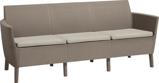 MôjNábytok Pohovka SALOMON 3 seater sofa | cappuccino