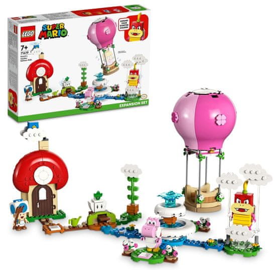 LEGO Super Mario 71419 Peach a let balónom v záhrade – rozširujúci set