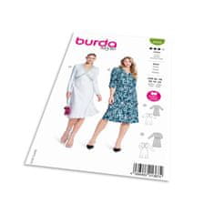 Burda Strih Burda 5838 - Šaty s prekrížením, koktailové šaty