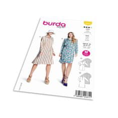 Burda Strih Burda 5826 - Košeľové šaty, zavinovacie košeľové šaty