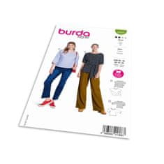 Burda Strih Burda 5843 - Blúzka, tričko so zaväzovaním