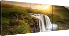 ZUTY Obrazy na stenu - Islandská krajina, 150x50 cm