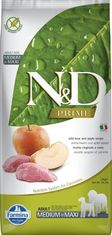 N&D PRIME GF Wild Boar & Apple Adult Medium & Maxi 12 kg