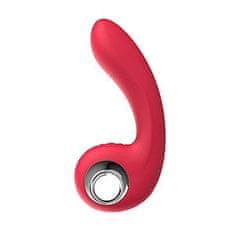 Chisa novelties Kissen Sharpy (Red), vaginálny vibrátor na g-bod