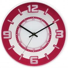MPM QUALITY Nástenné hodiny, 3220.23 - ružová, 30cm