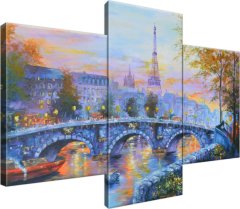 ZUTY Obrazy na stenu - Avenue in Paris, 90x60 cm