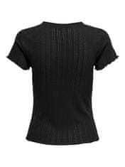 ONLY Dámske tričko ONLCARLOTTA Tight Fit 15256154 Black (Veľkosť M)