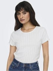 ONLY Dámske tričko ONLCARLOTTA Tight Fit 15256154 White (Veľkosť L)