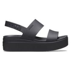 Crocs Sandále čierna 36 EU Brooklyn Low Wedge