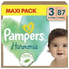 Pampers Harmonie Baby veľ. 3, 87 ks, 6kg-10kg