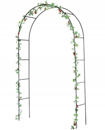 Planta Oblúková kovová záhradná pergola 240x140cm