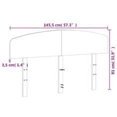 Vidaxl Čelo postele biele 140 cm masívna borovica