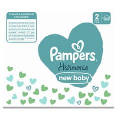 Pampers Harmonie Baby veľ. 2, 204 ks, 4kg-8kg - mesačné balenie