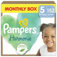 Pampers Harmonie Baby veľ. 5, 152 ks, 11kg-16kg - mesačné balenie