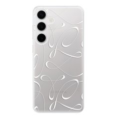 iSaprio Silikónové puzdro - Fancy - white pre Samsung Galaxy S24+