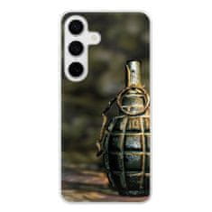 iSaprio Silikónové puzdro - Grenade pre Samsung Galaxy S24