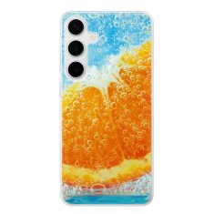 iSaprio Silikónové puzdro - Orange Water pre Samsung Galaxy S24+