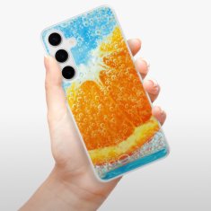 iSaprio Silikónové puzdro - Orange Water pre Samsung Galaxy S24+