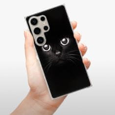 iSaprio Silikónové puzdro - Black Cat pre Samsung Galaxy S24 Ultra
