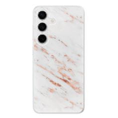 iSaprio Silikónové puzdro - Rose Gold Marble pre Samsung Galaxy S24