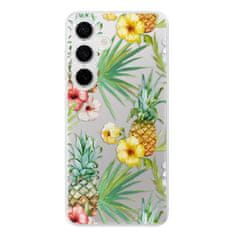 iSaprio Silikónové puzdro - Pineapple Pattern 02 pre Samsung Galaxy S24