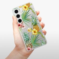 iSaprio Silikónové puzdro - Pineapple Pattern 02 pre Samsung Galaxy S24