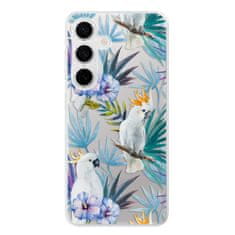 iSaprio Silikónové puzdro - Parrot Pattern 01 pre Samsung Galaxy S24