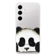 iSaprio Silikónové puzdro - Sad Panda pre Samsung Galaxy S24