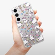 iSaprio Silikónové puzdro - Unicorn pattern 02 pre Samsung Galaxy S24