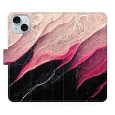 iSaprio Flipové puzdro - BlackPink Marble pre Apple iPhone 15