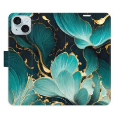 iSaprio Flipové puzdro - Blue Flowers 02 pre Apple iPhone 15