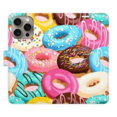 iSaprio Flipové puzdro - Donuts Pattern 02 pre Apple iPhone 15 Pro Max