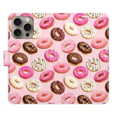 iSaprio Flipové puzdro - Donuts Pattern 03 pre Apple iPhone 15 Pro Max