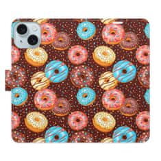 iSaprio Flipové puzdro - Donuts Pattern pre Apple iPhone 15 Plus