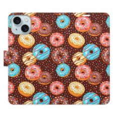 iSaprio Flipové puzdro - Donuts Pattern pre Apple iPhone 15