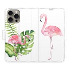 iSaprio Flipové puzdro - Flamingos pre Apple iPhone 15 Pro Max