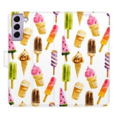 iSaprio Flipové puzdro - Ice Cream Pattern pre Samsung Galaxy S22 5G
