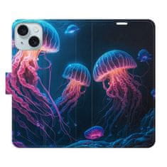 iSaprio Flipové puzdro - Jellyfish pre Apple iPhone 15 Plus
