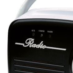 Akai Rádio , 9204487 | APR-11B BLACK Rádio v retro štýle