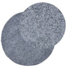 Petromila vidaXL Shaggy koberec PAMPLONA, vysoký vlas, moderný, modrý Ø 280 cm